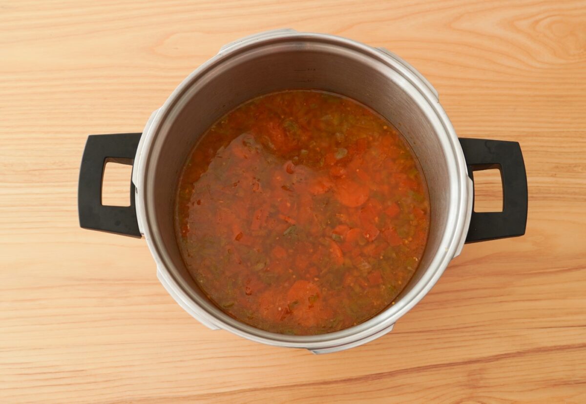 Guiso de trigo con garbanzos paso a paso