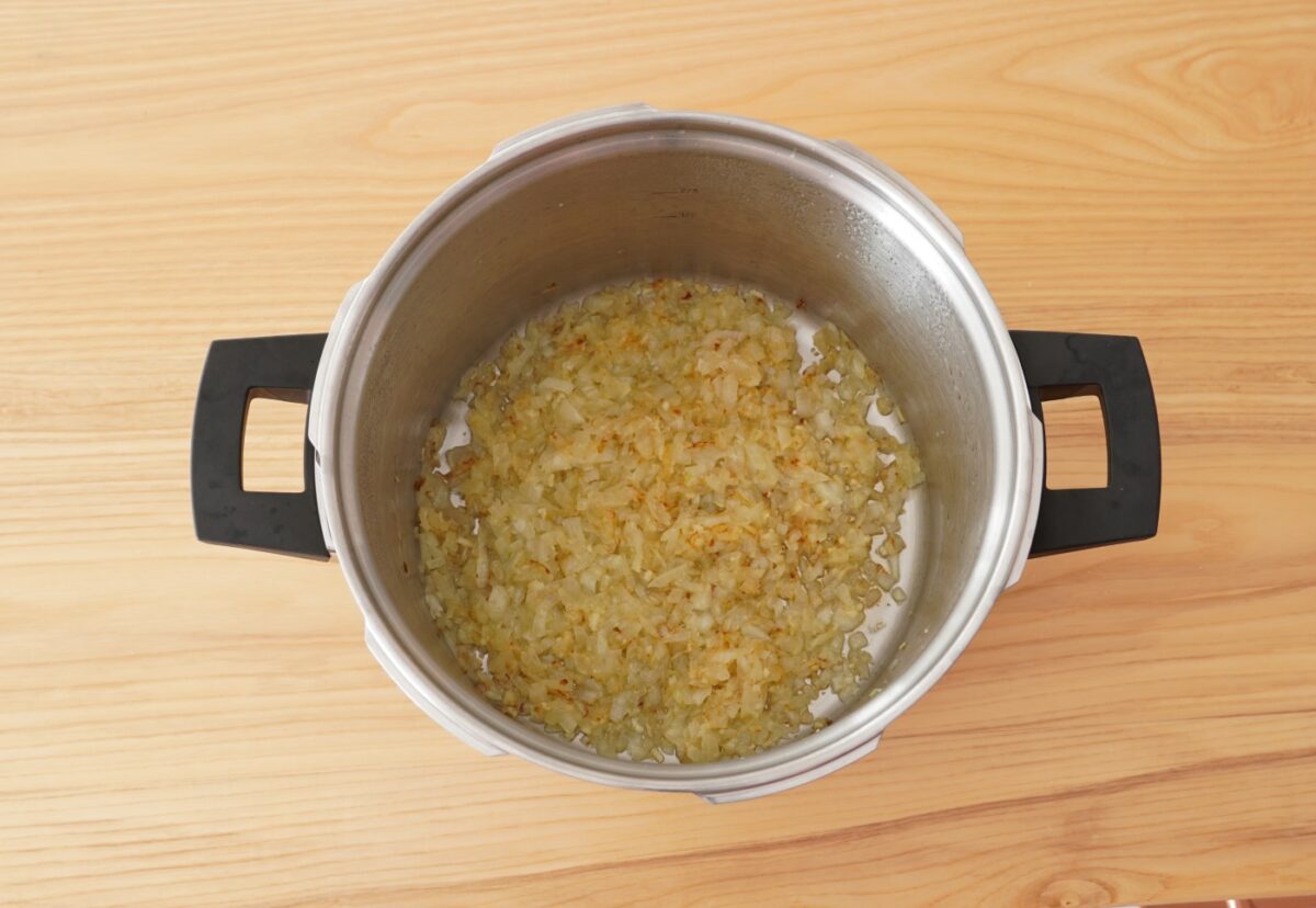 Guiso de trigo con garbanzos paso a paso
