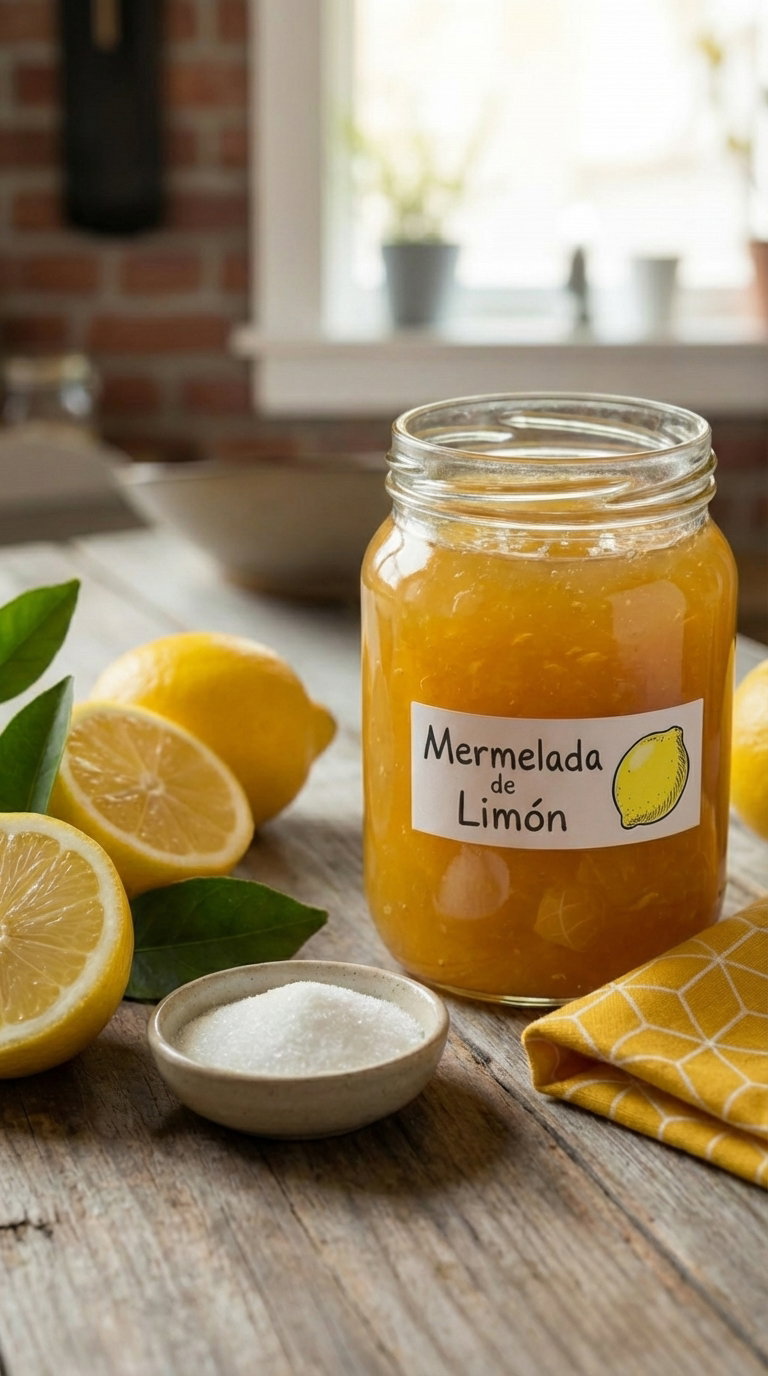 Mermelada de limón casera. Receta tradicional paso a paso