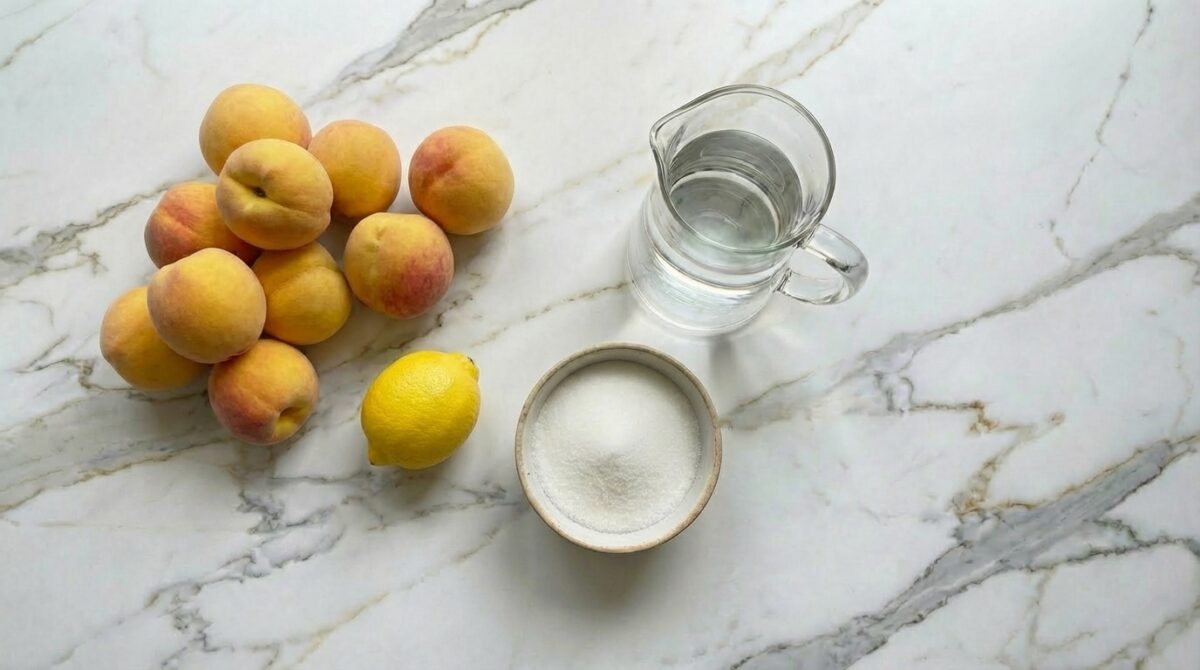 Mermelada de melocotón casera. Receta fácil y tradicional paso a paso
