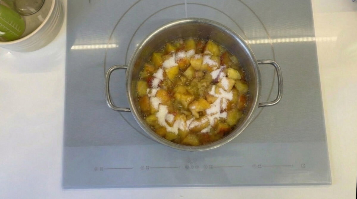 Mermelada de melocotón casera. Receta fácil y tradicional paso a paso
