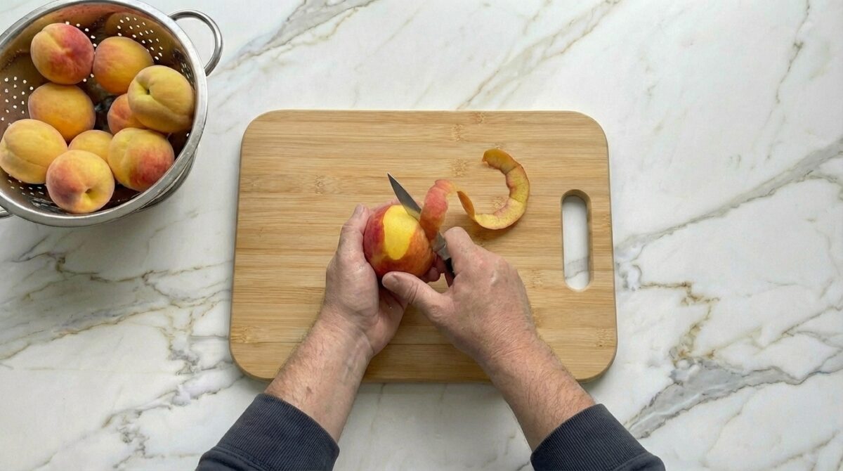Mermelada de melocotón casera. Receta fácil y tradicional paso a paso