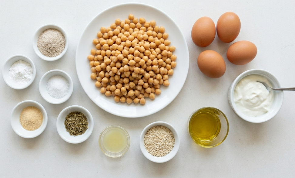 Pan de garbanzos sin harina y sin gluten, tierno por dentro y muy fácil de hacer