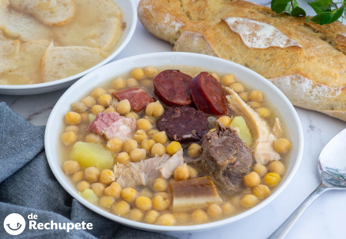 Cocido extremeño tradicional. Receta casera paso a paso como se ha hecho siempre