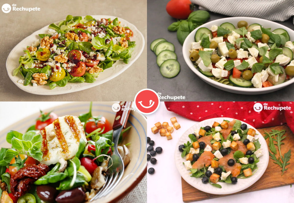 Ensaladas con queso de cabra. Recetas fáciles, frescas y llenas de sabor