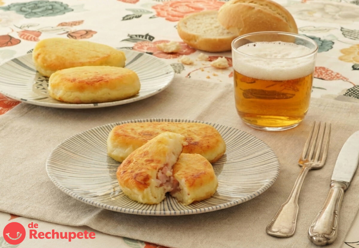 Tortitas de papa. Receta fácil, crujiente por fuera y tierna por dentro