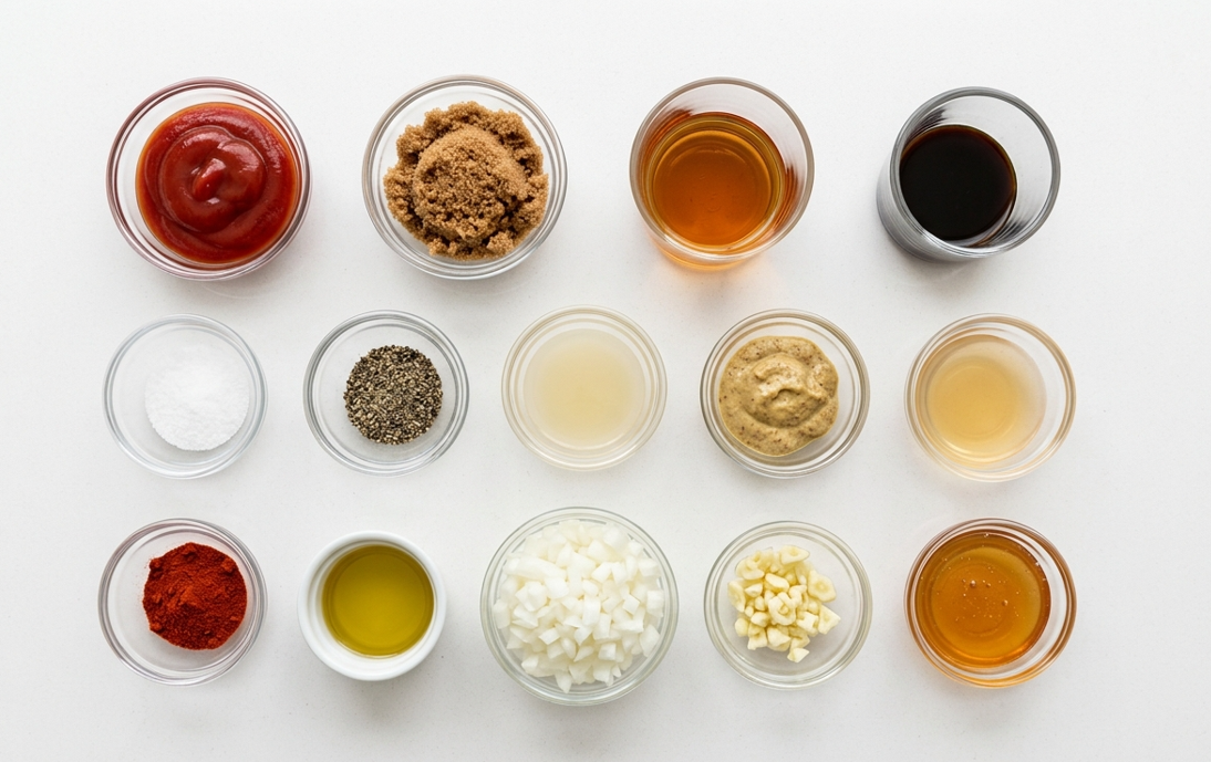 Salsa bourbon americana casera, dulce, intensa y con carácter