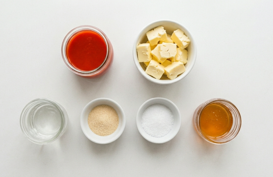 Salsa búfalo casera. Receta fácil para alitas y carnes paso a paso