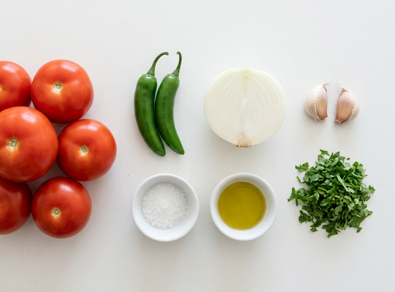 Salsa tatemada casera. Receta mexicana fácil, ahumada y llena de sabor