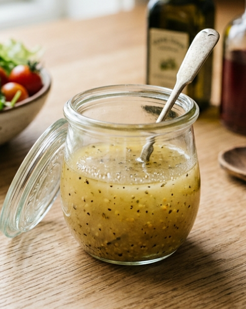 Salsa vinagreta clásica. El aliño básico para ensaladas