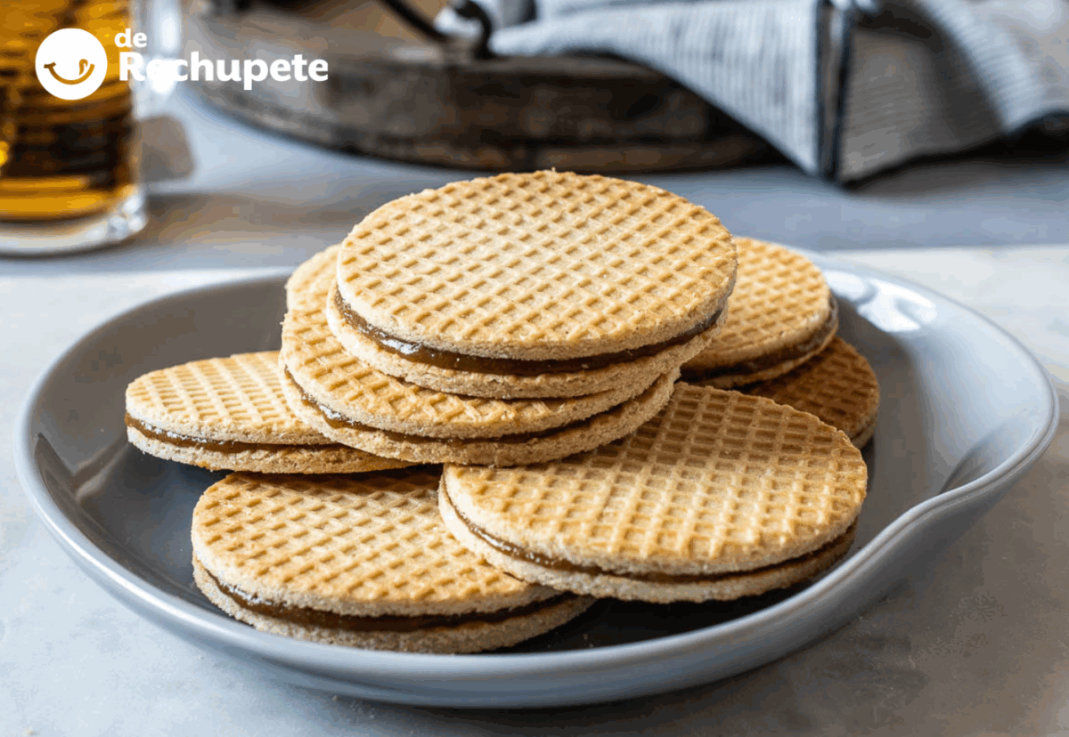 Así se hacen los auténticos stroopwafels: crujientes, tiernos y llenos de caramelo
