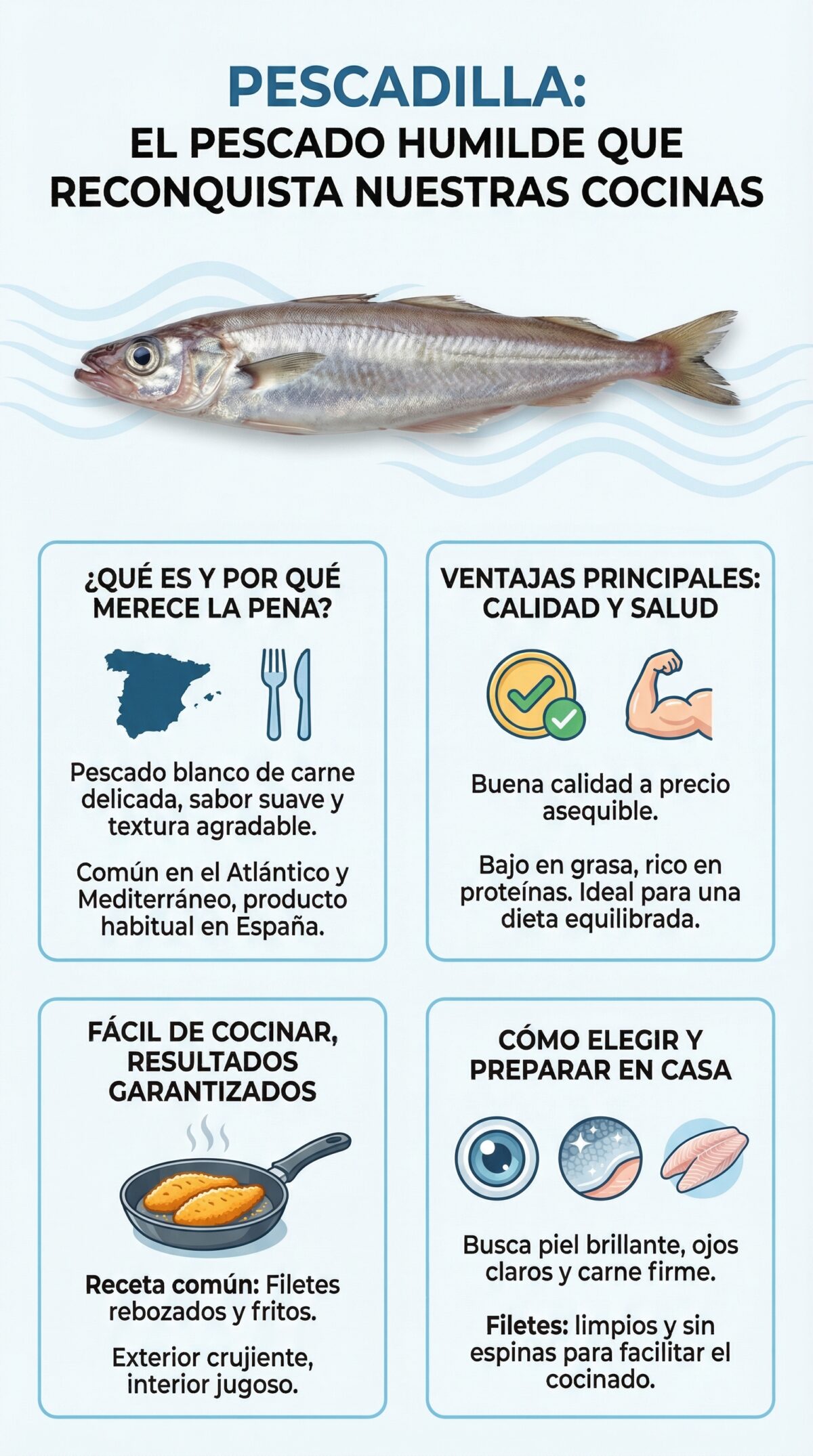 Bacaladilla. El pescado humilde que vuelve a conquistar nuestras cocinas