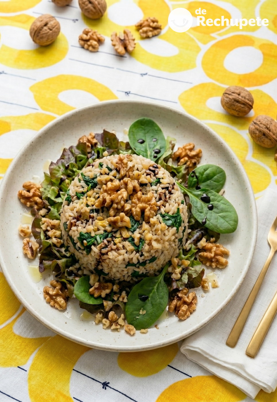 Ensalada de arroz integral