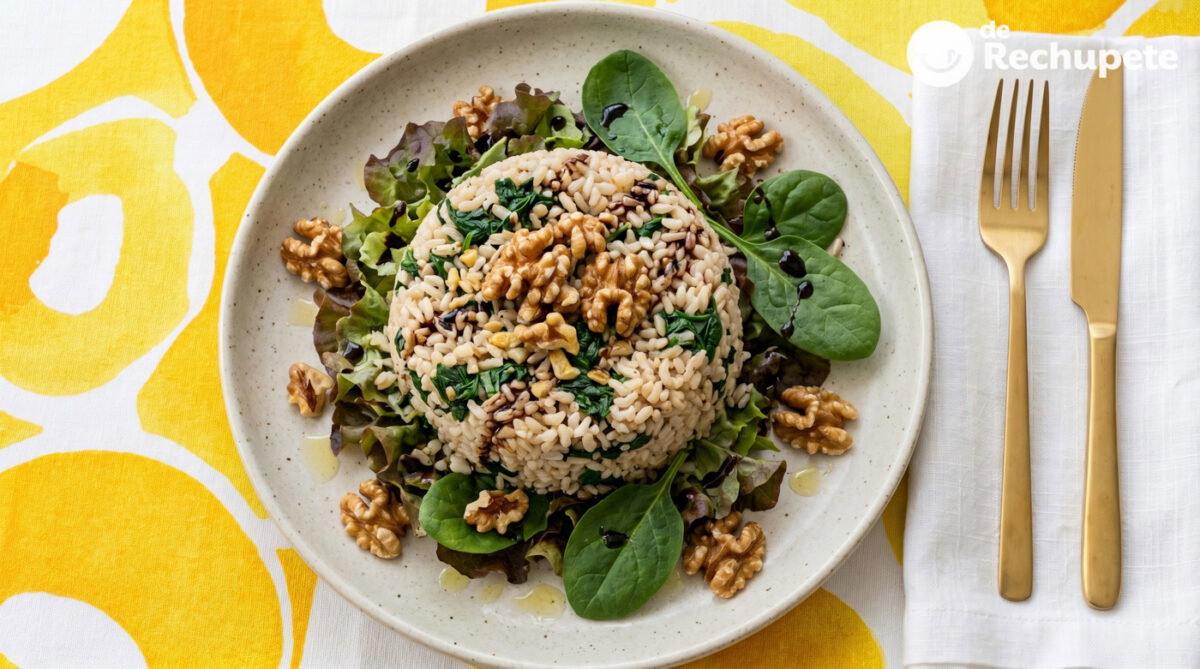 Ensalada de arroz integral