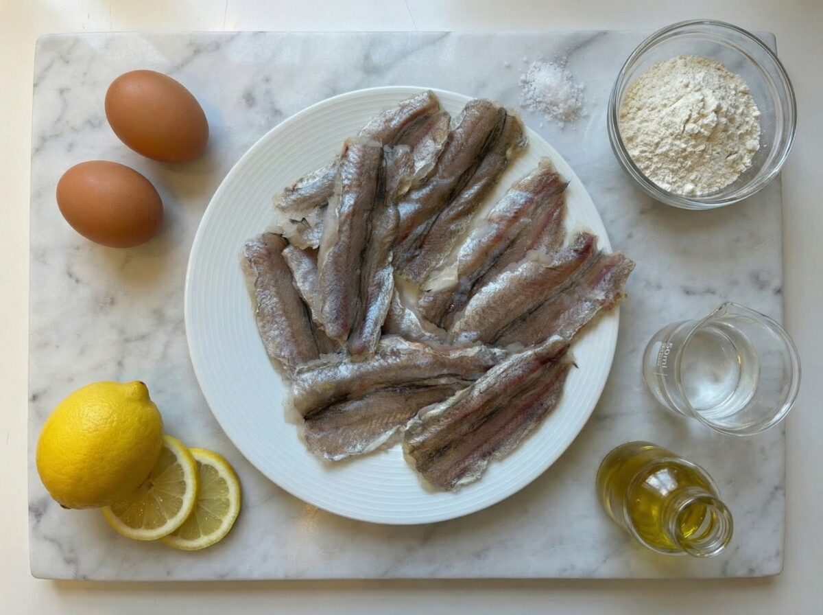 Filetes de bacaladilla rebozados y fritos. Receta fácil y crujiente como en casa
