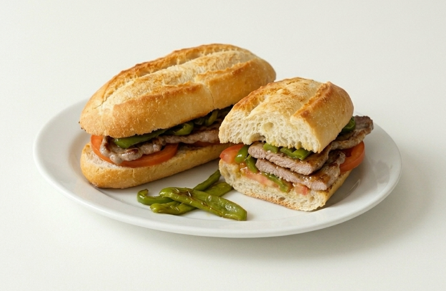 Bocadillo Paquito clásico, el bocata de cordero que pide otra vuelta