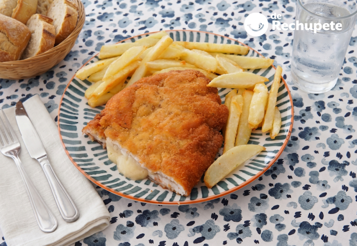 Cachopollo casero fácil y crujiente: receta paso a paso con jamón y queso