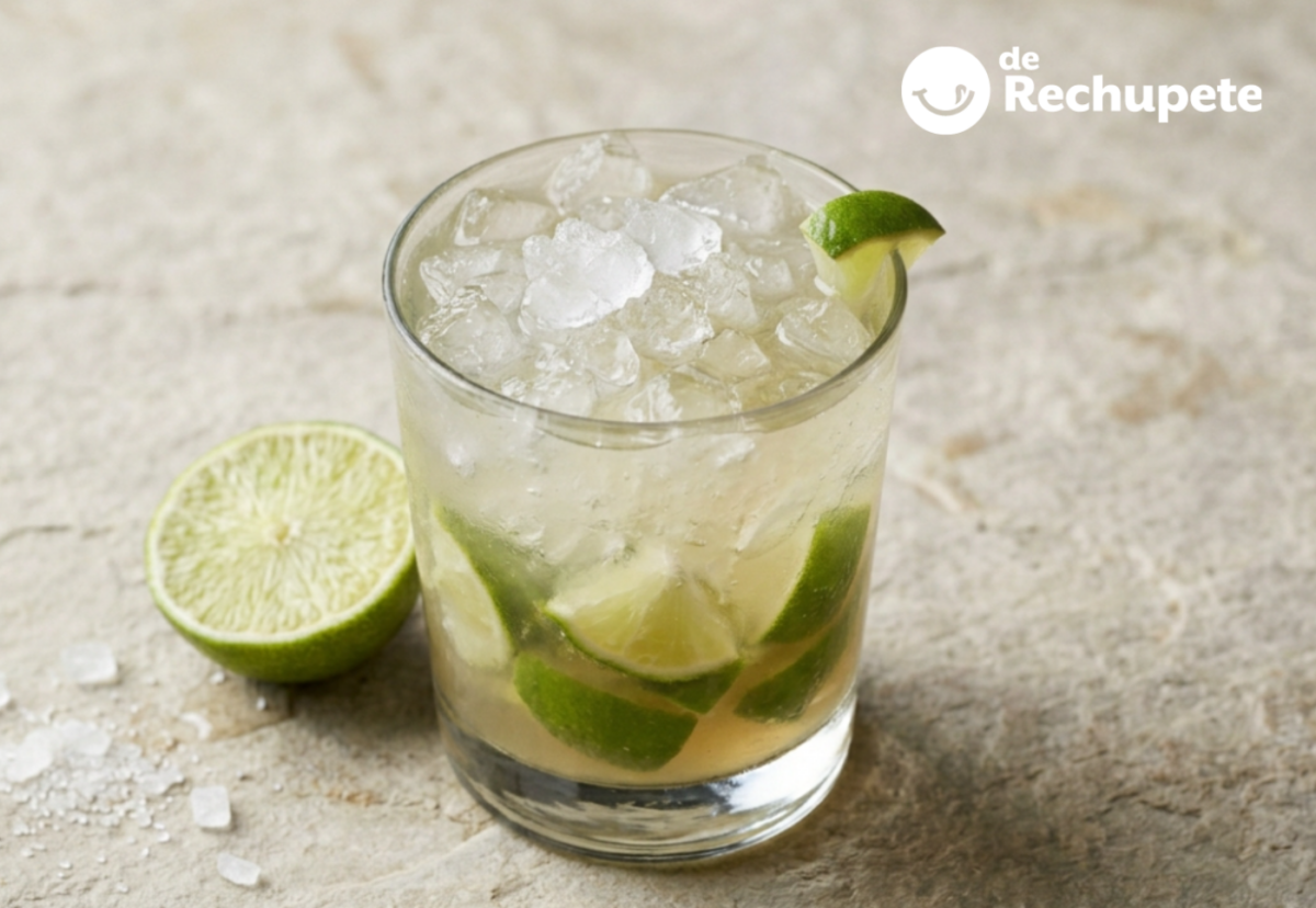 Caipiríssima casera con ron, lima y hielo, el cóctel corto que se bebe demasiado fácil