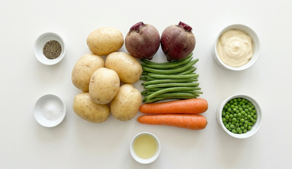 Ensalada rusa peruana: receta casera con betarraga, papa y mayonesa
