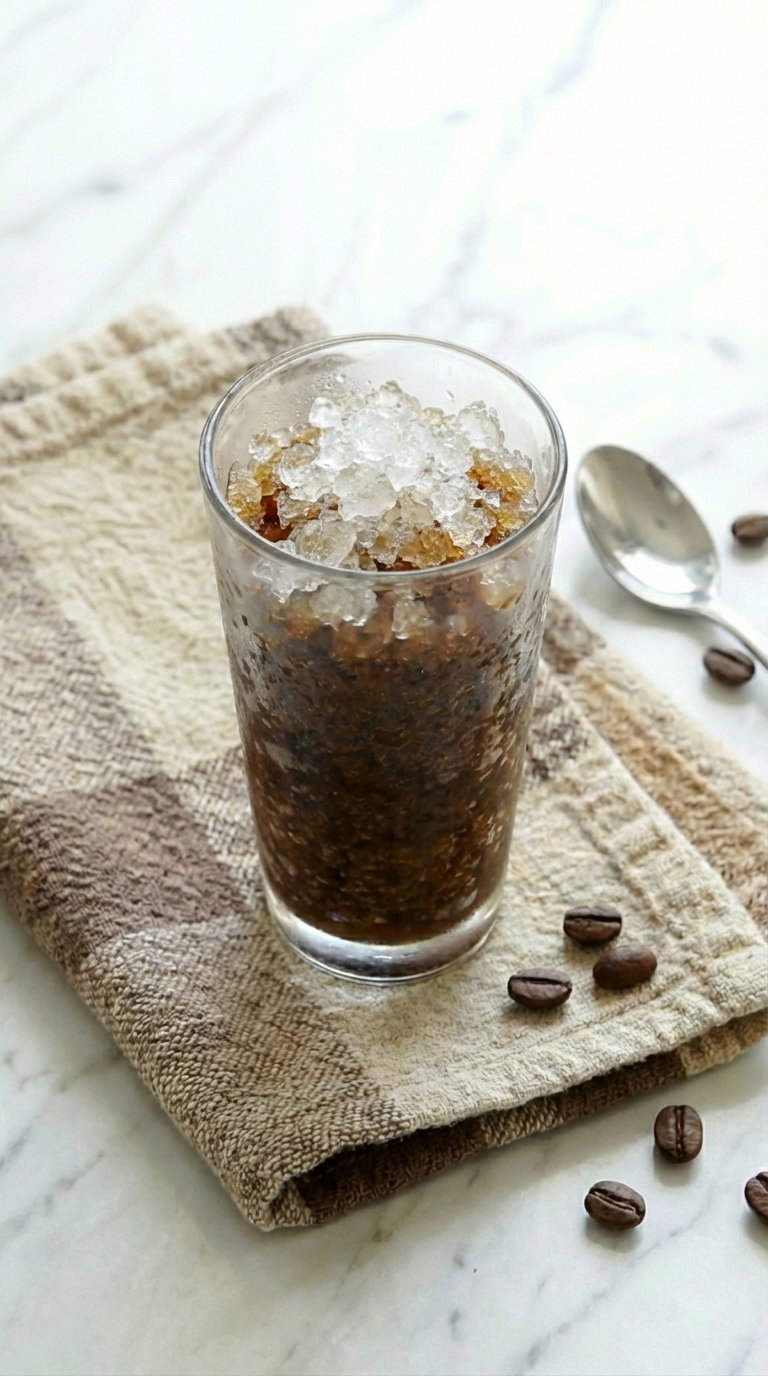 Café granizado casero. Receta fácil, refrescante y perfecta para el verano