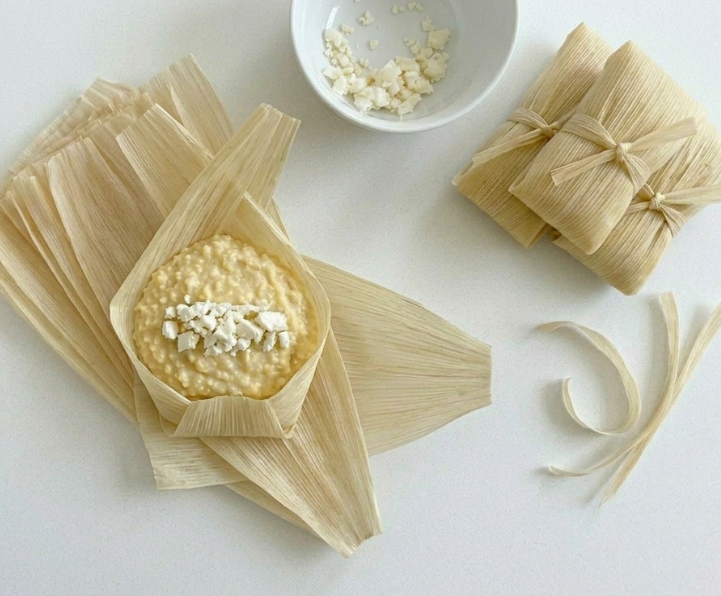 Humitas ecuatorianas, tiernas, jugosas y con ese punto de queso que pide otra