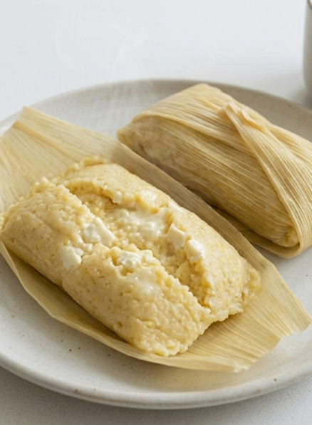 Humitas ecuatorianas, tiernas, jugosas y con ese punto de queso que pide otra