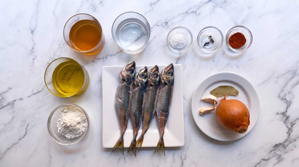 Jureles en escabeche caseros. Receta tradicional fácil y llena de sabor