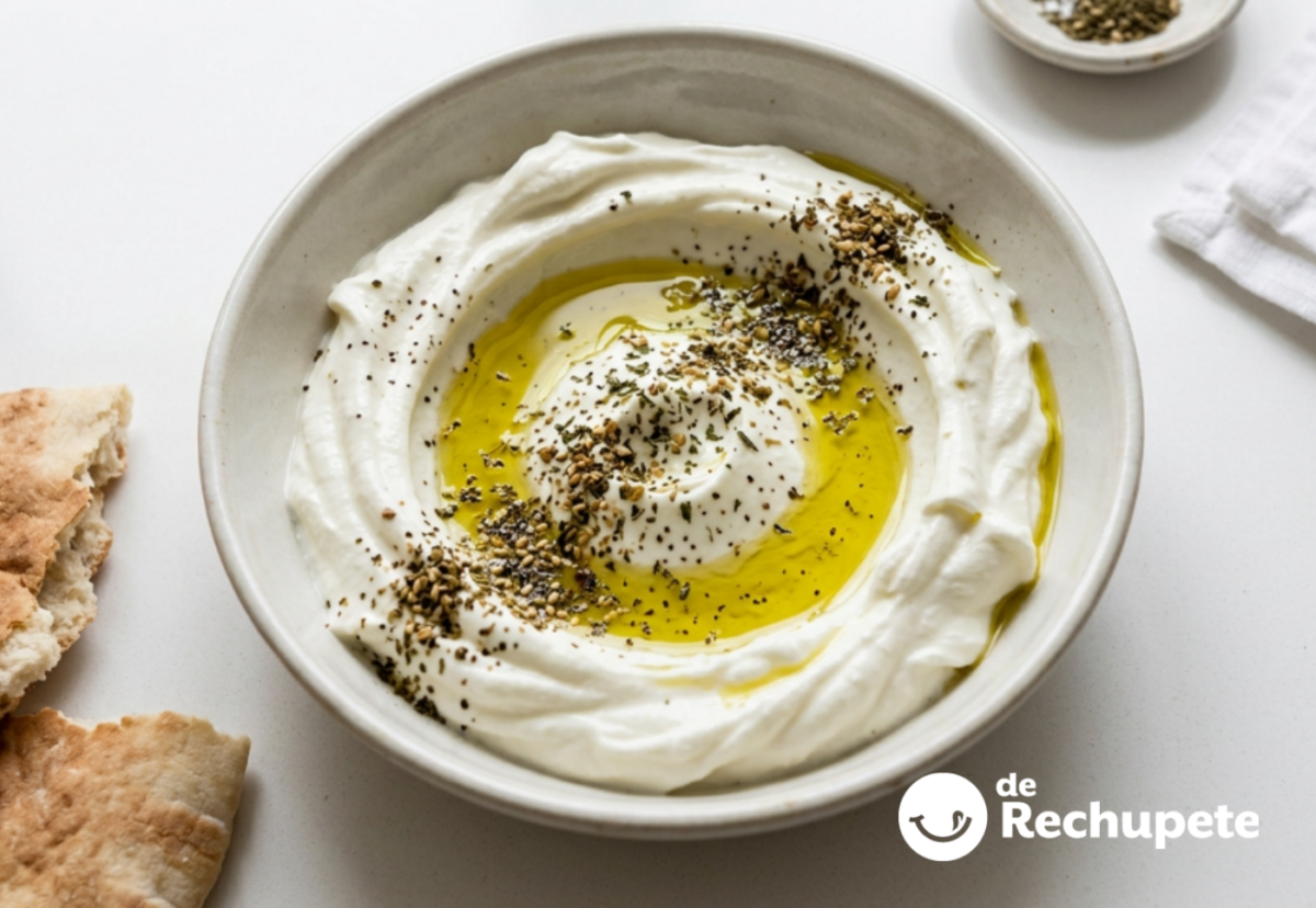 Labneh casero, cremoso, fresco y con ese punto adictivo que pide pan