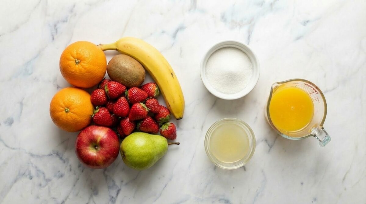 Macedonia de fruta casera. Receta fácil, fresca y perfecta para cualquier momento