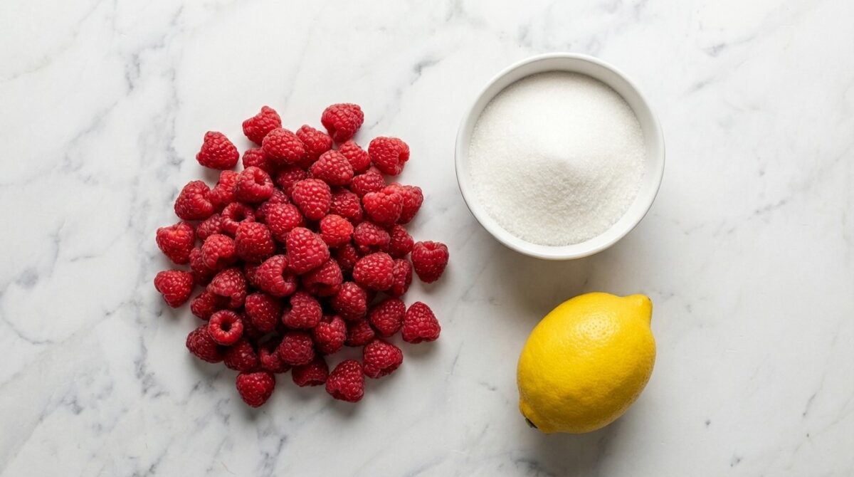 Mermelada de frambuesa casera. Receta fácil, natural y llena de sabor