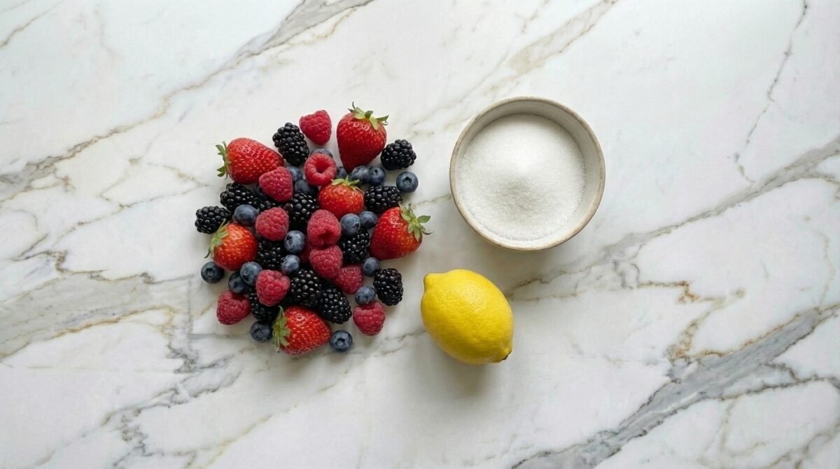 Mermelada de frutas del bosque casera. Receta fácil, aromática y perfecta para todo