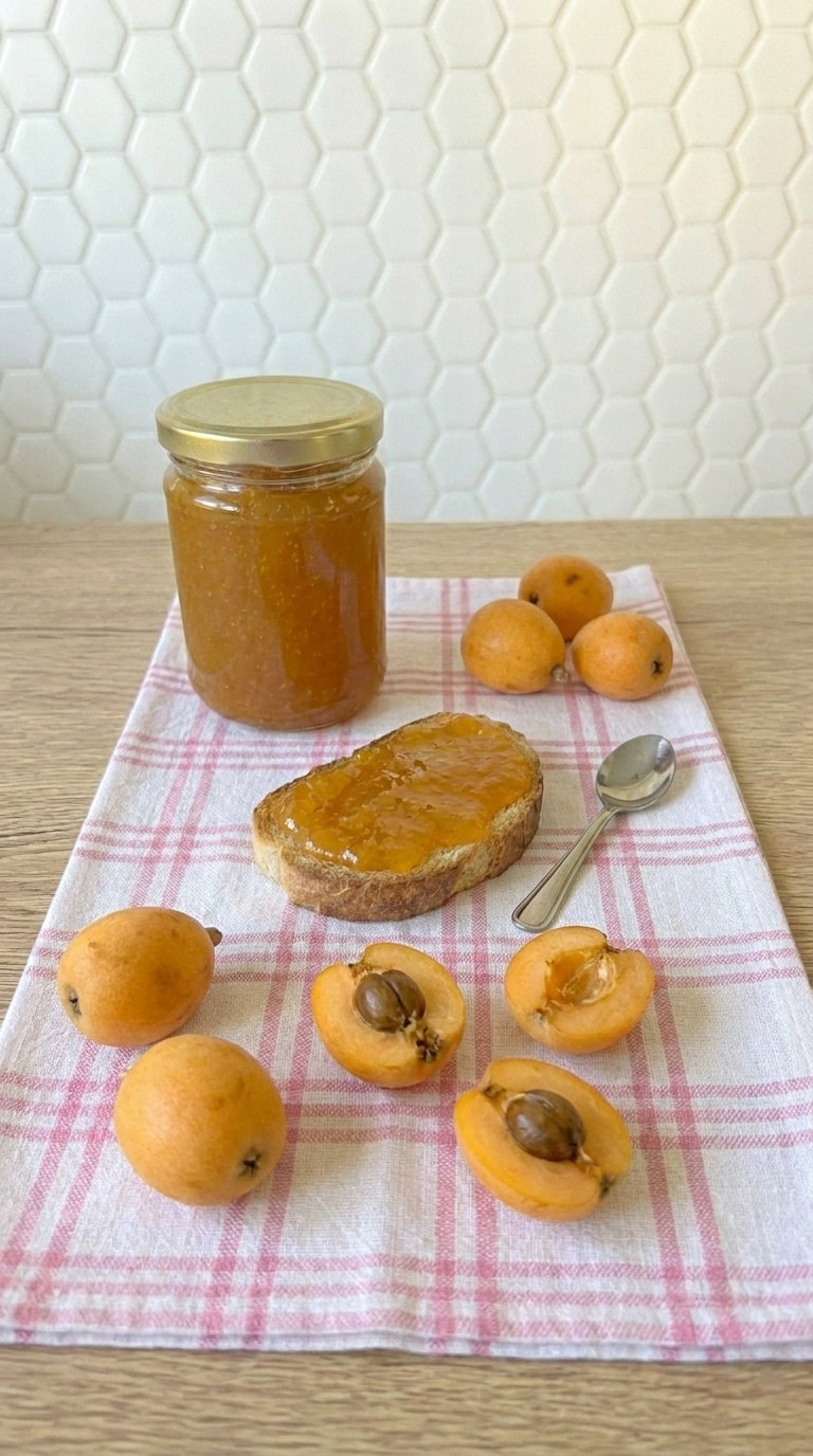Mermelada de nísperos casera. Receta fácil, aromática y con el punto justo de dulzor