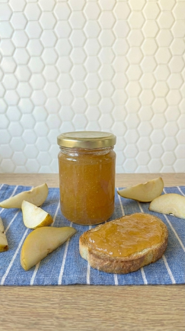 Mermelada de pera casera. Receta fácil, suave y perfecta para todo