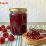 Mermelada de frambuesa casera. Receta fácil, natural y llena de sabor