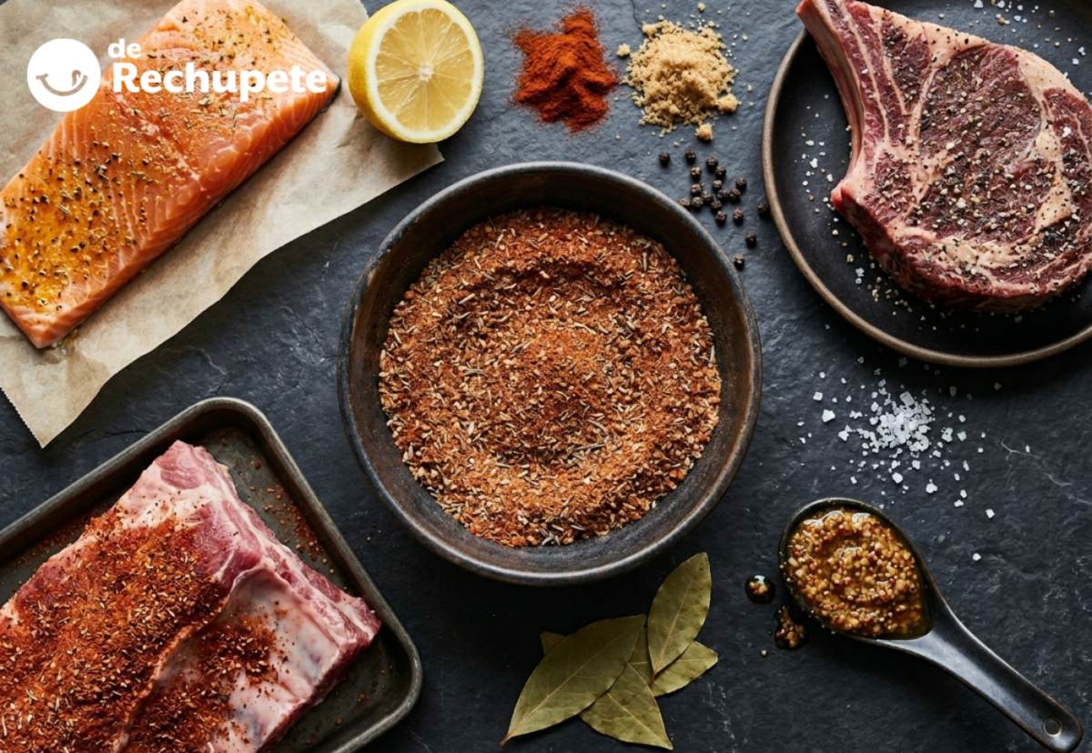 Qué es el rub. Tipos de rub para carnes y pescados
