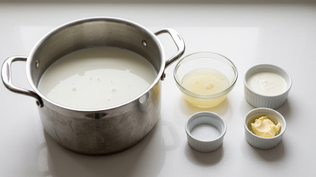 Queso crema casero tipo Philadelphia. Tan suave y cremoso que te sorprenderá