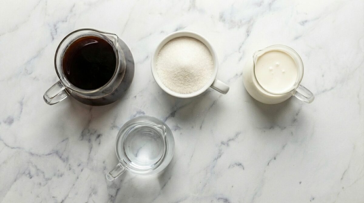 Sorbete de café casero. Receta fácil, cremosa y refrescante paso a paso