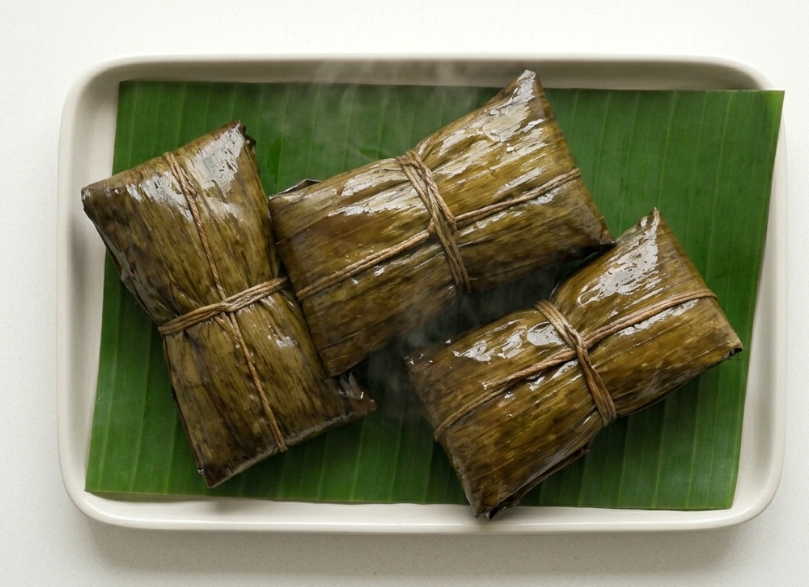 Tamal santafereño o bogotano, desayuno con peso y con mucha cocina dentro