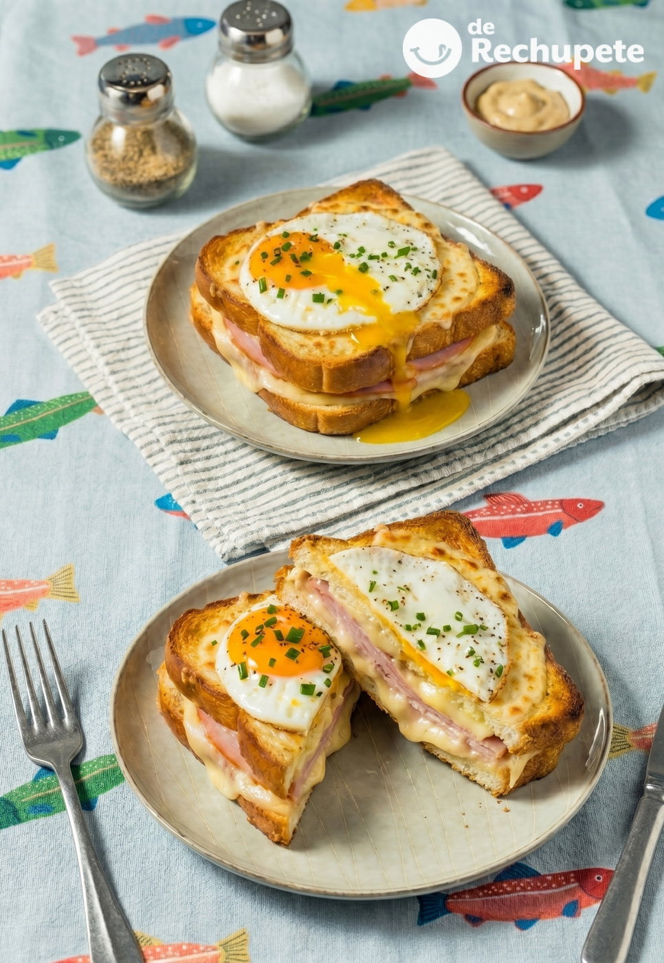 Croque madame, el sándwich francés que se sirve con huevo y pide servilleta