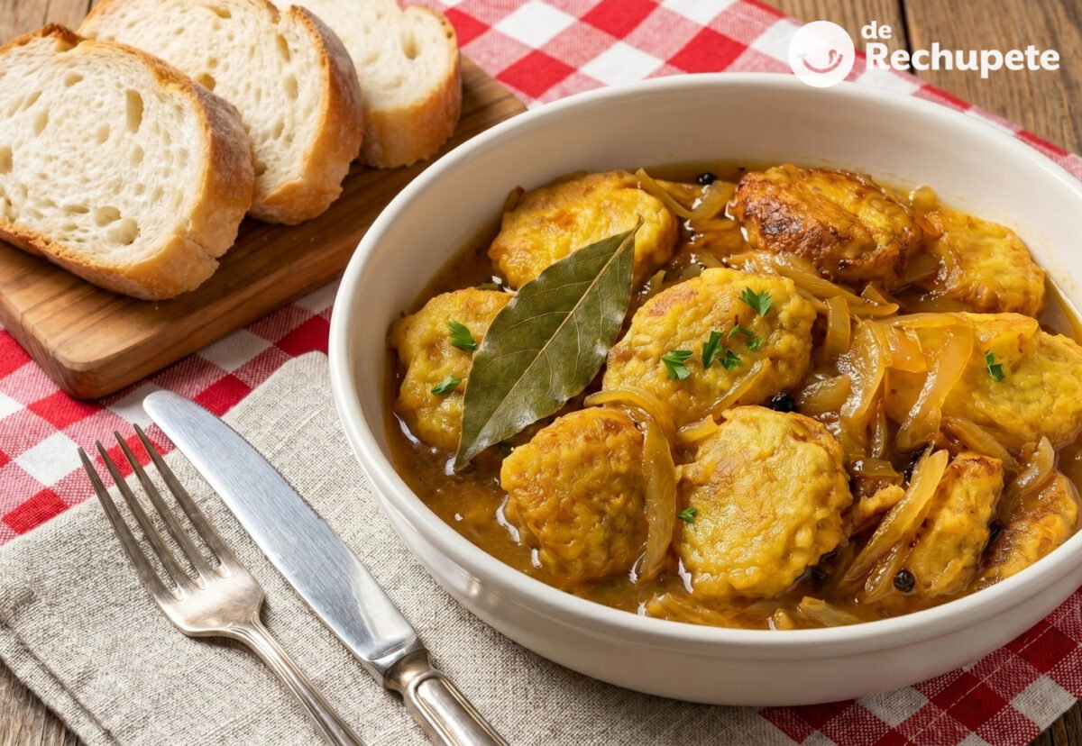 Patatas escabechadas extremeñas. Receta sencilla con sabor a cocina casera
