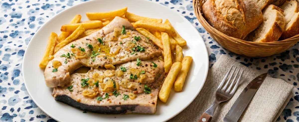 Pez espada al ajillo. Receta fácil, rápida y llena de sabor