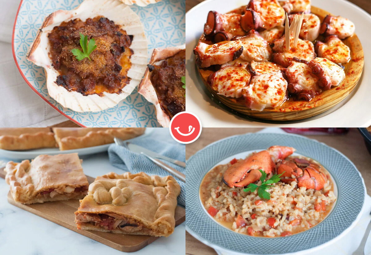 Las mejores recetas de la cocina gallega. Cocina de mar, aldea y sobremesa larga