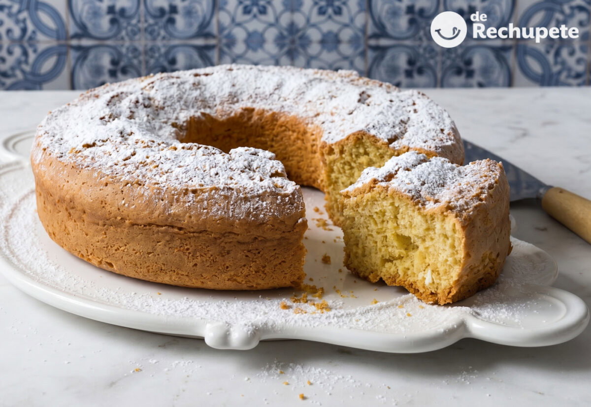 Roscón gallego tradicional: el bizcocho alto y sencillo con sólo  ingredientes