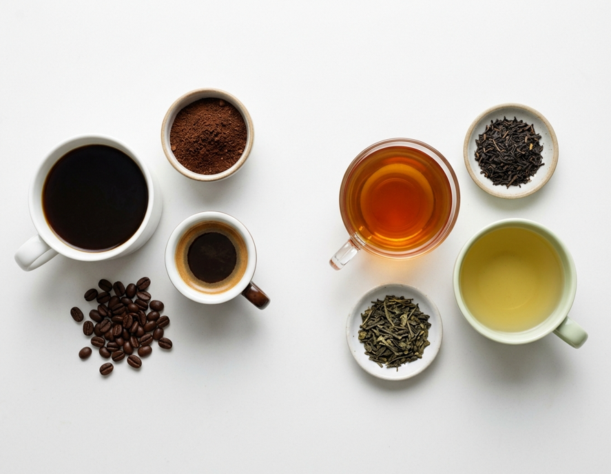 Cafeína en té y café: diferencias y cuál te conviene tomar