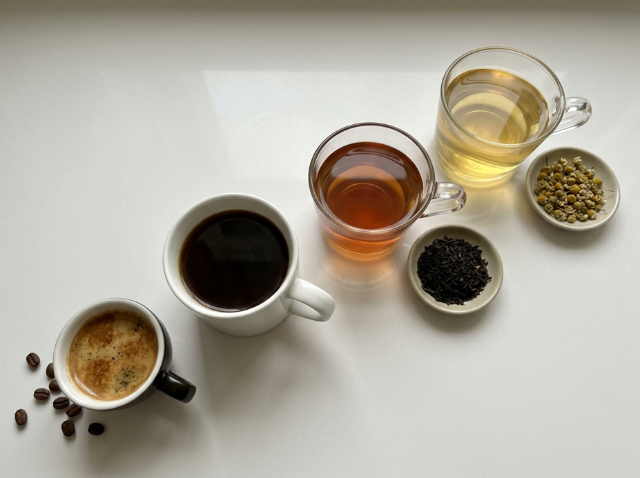 Cafeína en té y café: diferencias y cuál te conviene tomar