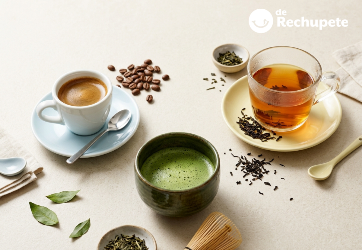 Cafeína en té y café: diferencias y cuál te conviene tomar