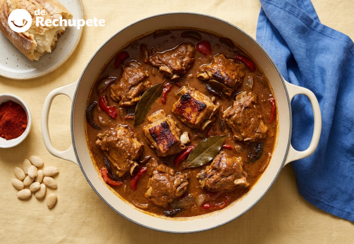 Caldereta de cordero extremeña, el guiso de siempre con salsa para mojar pan