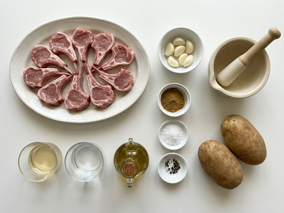 Chuletillas de cordero al ajo cabañil, sabor murciano con ajo y vinagre