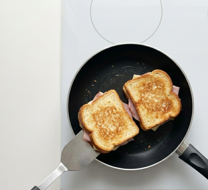 Croque madame, el sándwich francés que se sirve con huevo y pide servilleta