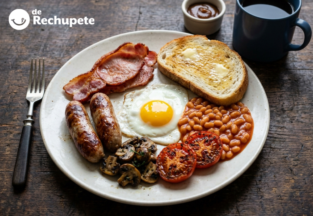 Desayuno inglés o English breakfast, el clásico full English para montarse un brunch potente en casa